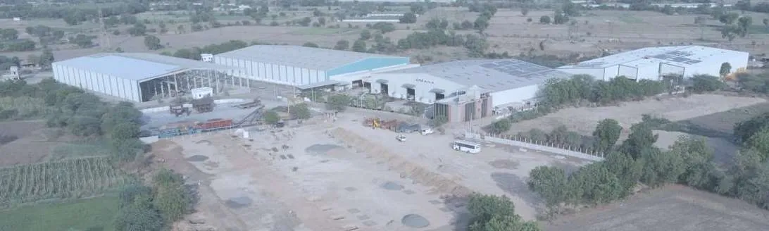 Aerial view of the Allmarc works in Ahmedabad