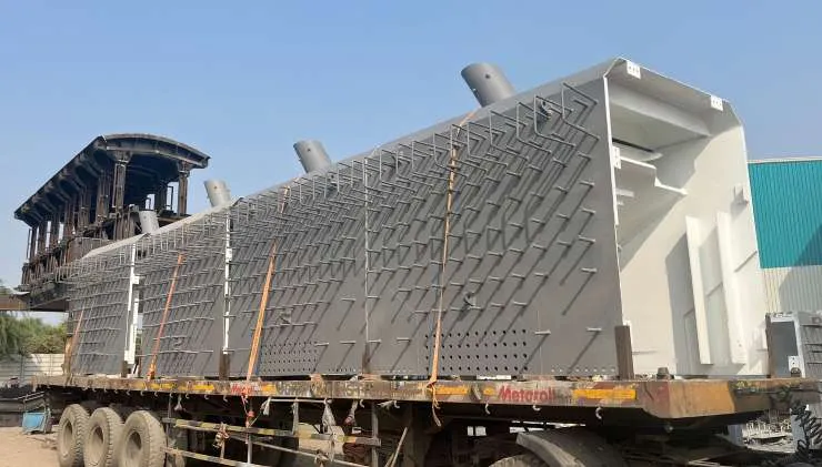 Pylon anchor boxes for the Missing Link cable-stayed bridge