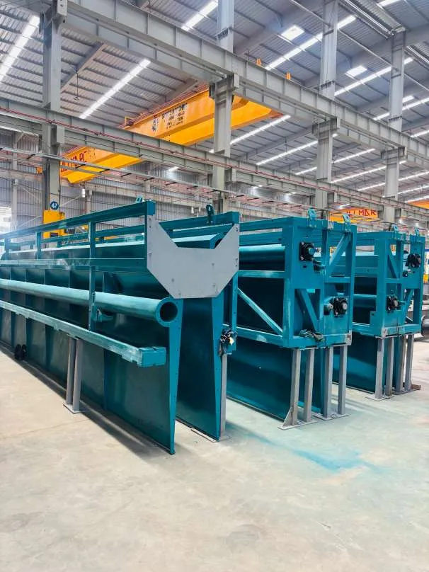 Chutes for filter presses
