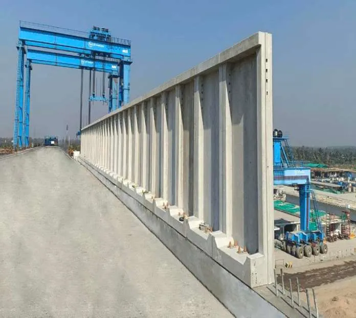 Noise barrier moulds, Mumbai-Ahmedabad high-speed rail