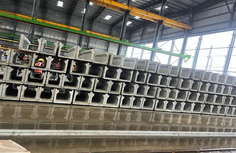 Cable duct moulds, Mumbai-Ahmedabad high-speed rail