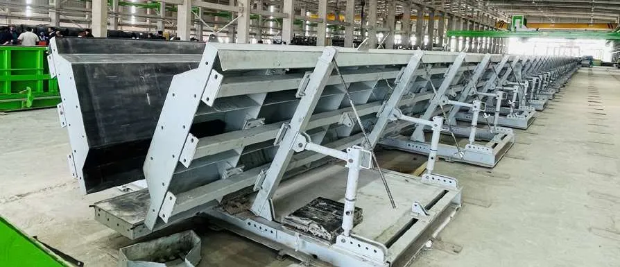 60 m I-girder mould