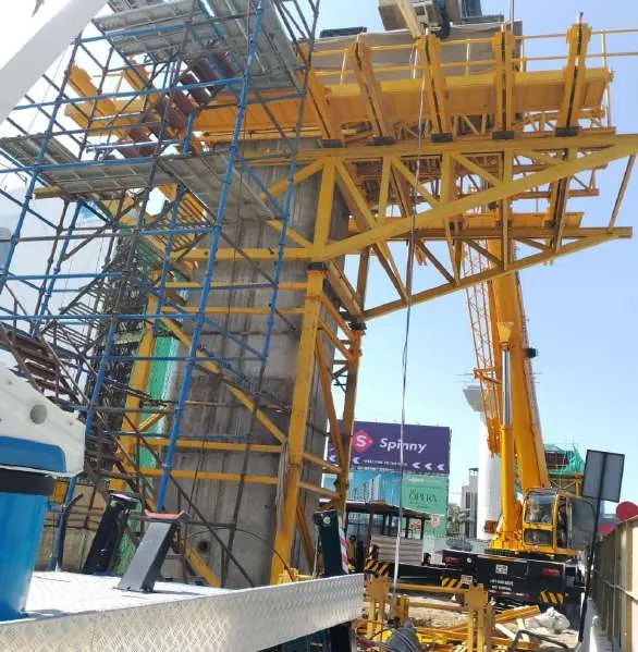 Cantilever pier cap formwork, Pune Metro