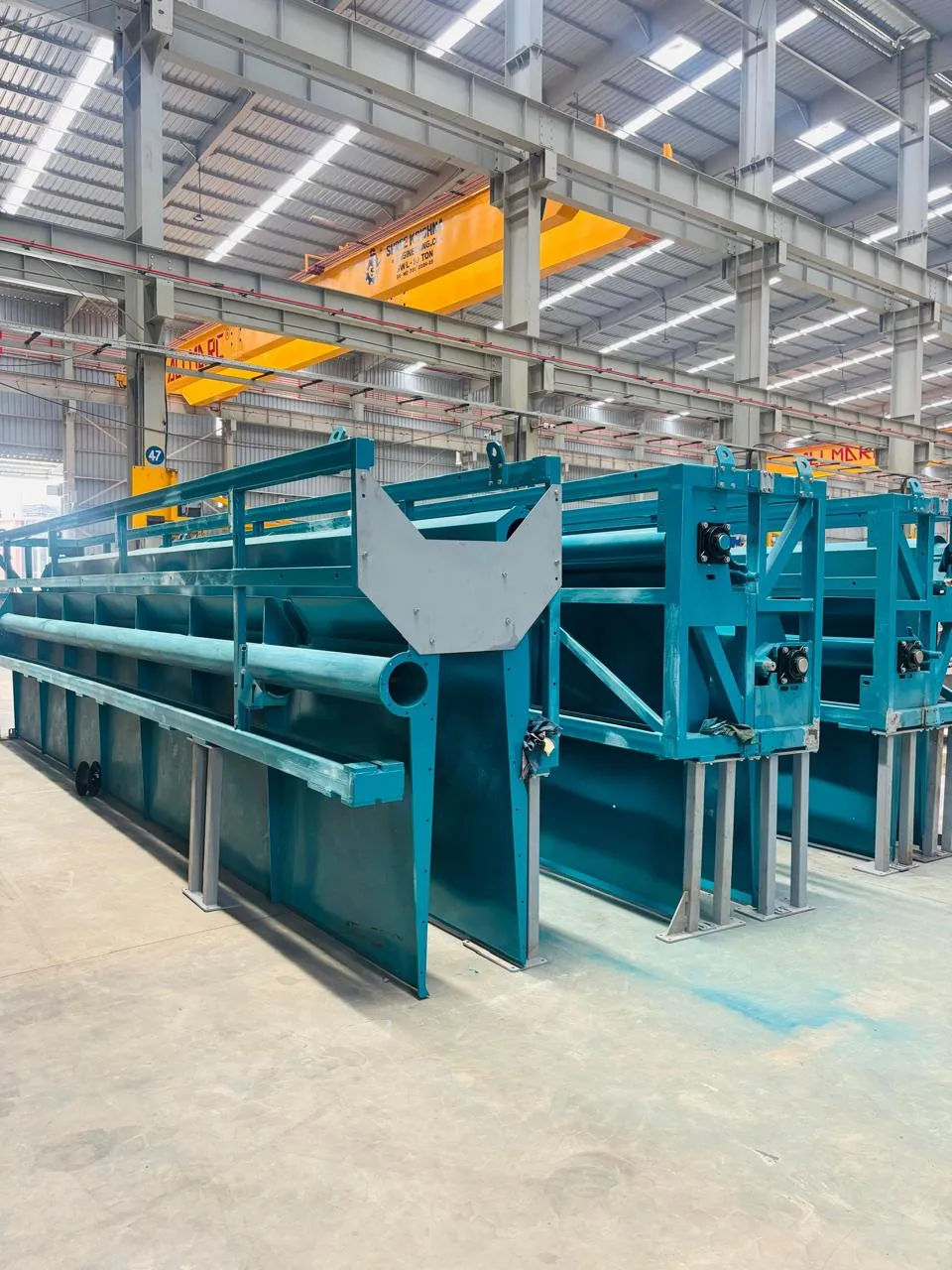 Belt storage and conveyor brackets, 14 m diameter road tunnel, Mumbai