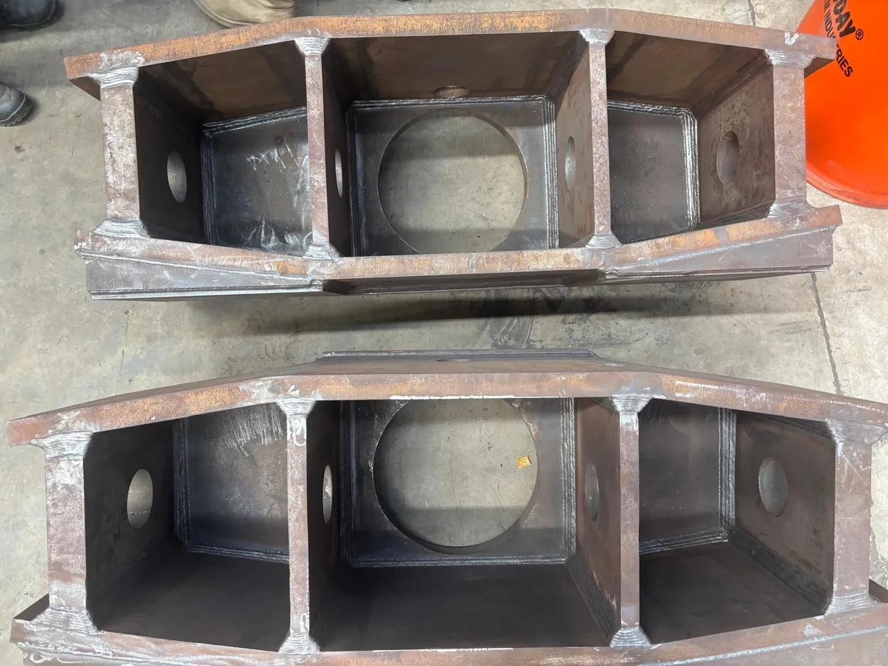 Pylon anchor boxes for the Missing Link cable-stayed bridge