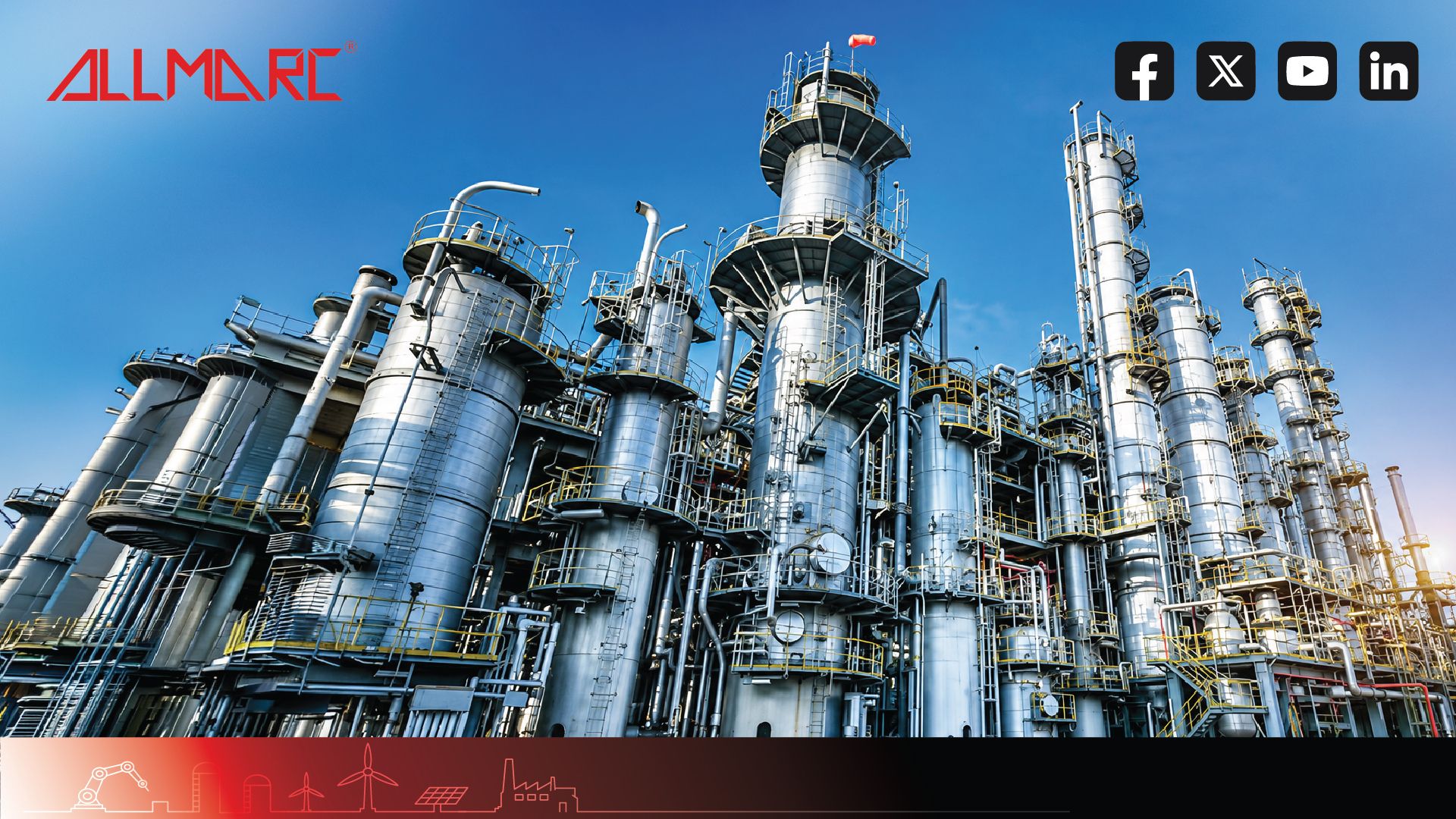 Allmarc industrial manufacturing and engineering facility with processing equipment