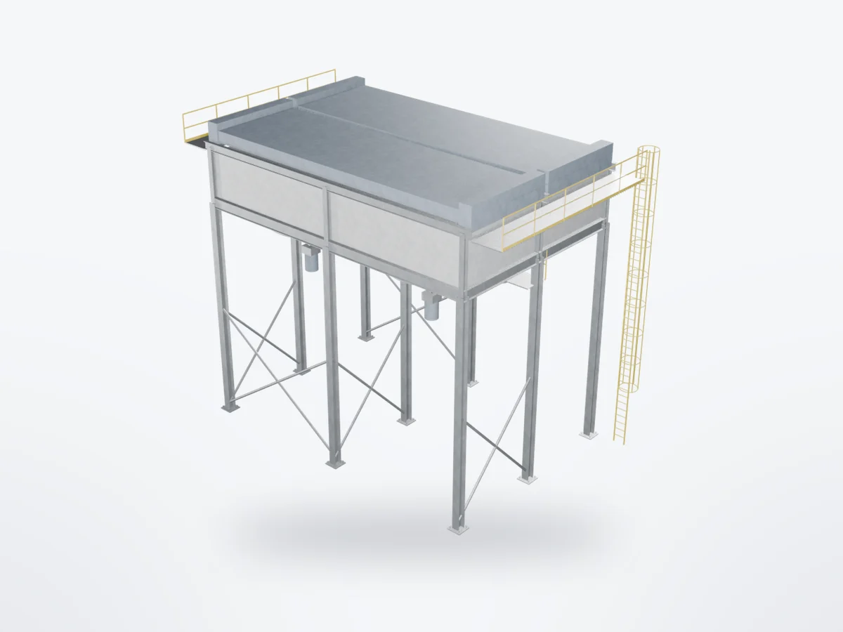 3D model of Air-Cooled Exchanger Structures