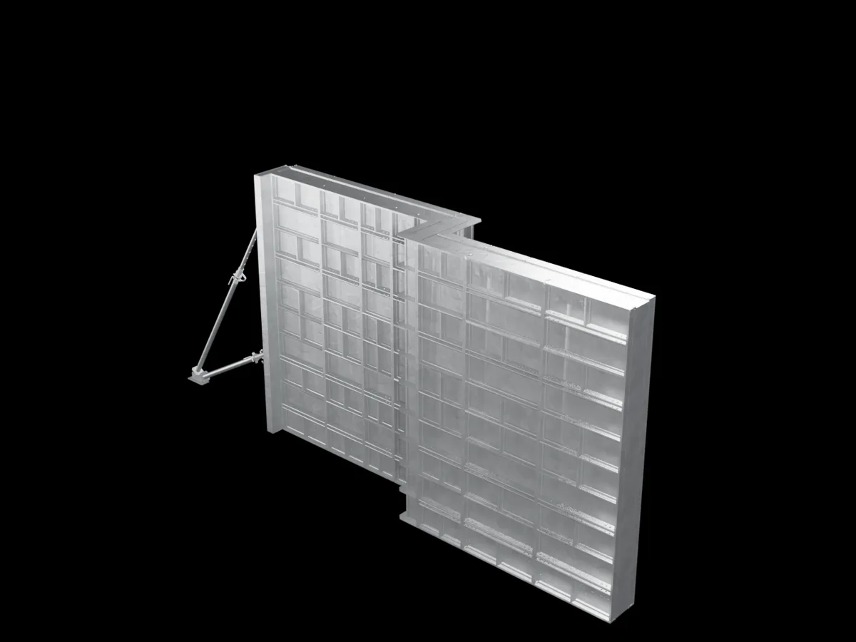 3D model of Allforte Modular Steel Formwork