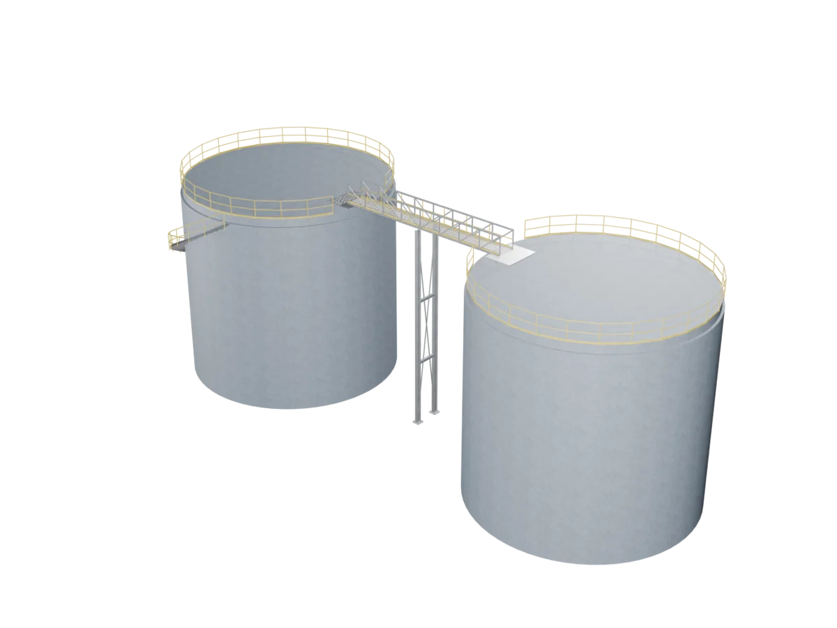 3D model of Catwalks & Tank-Farm Walkways