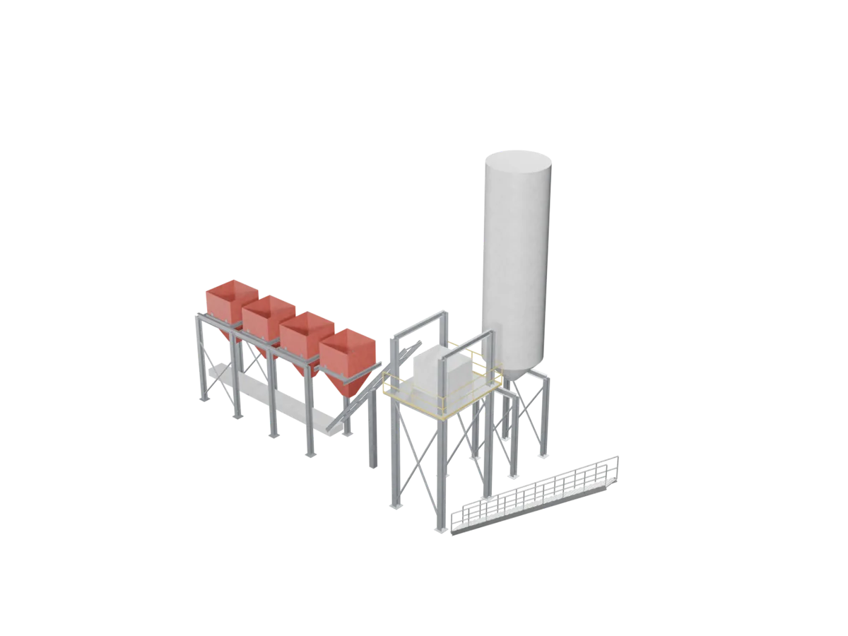 Concrete Batching Plant Structures