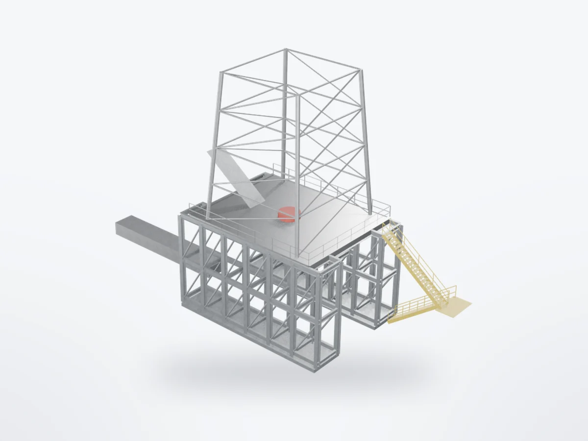 3D model of Derrick Sub-structures