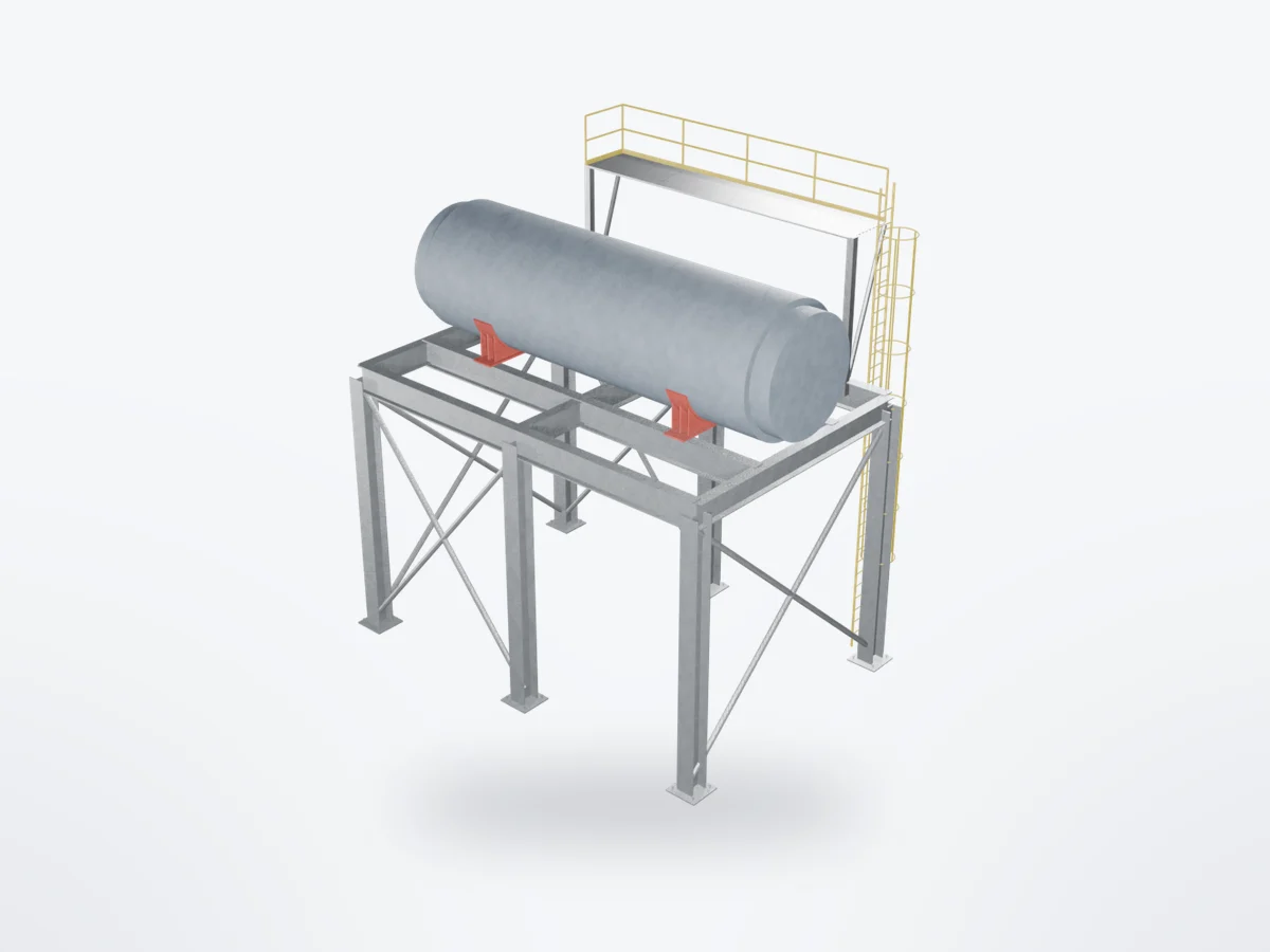 3D model of Equipment Support Structures
