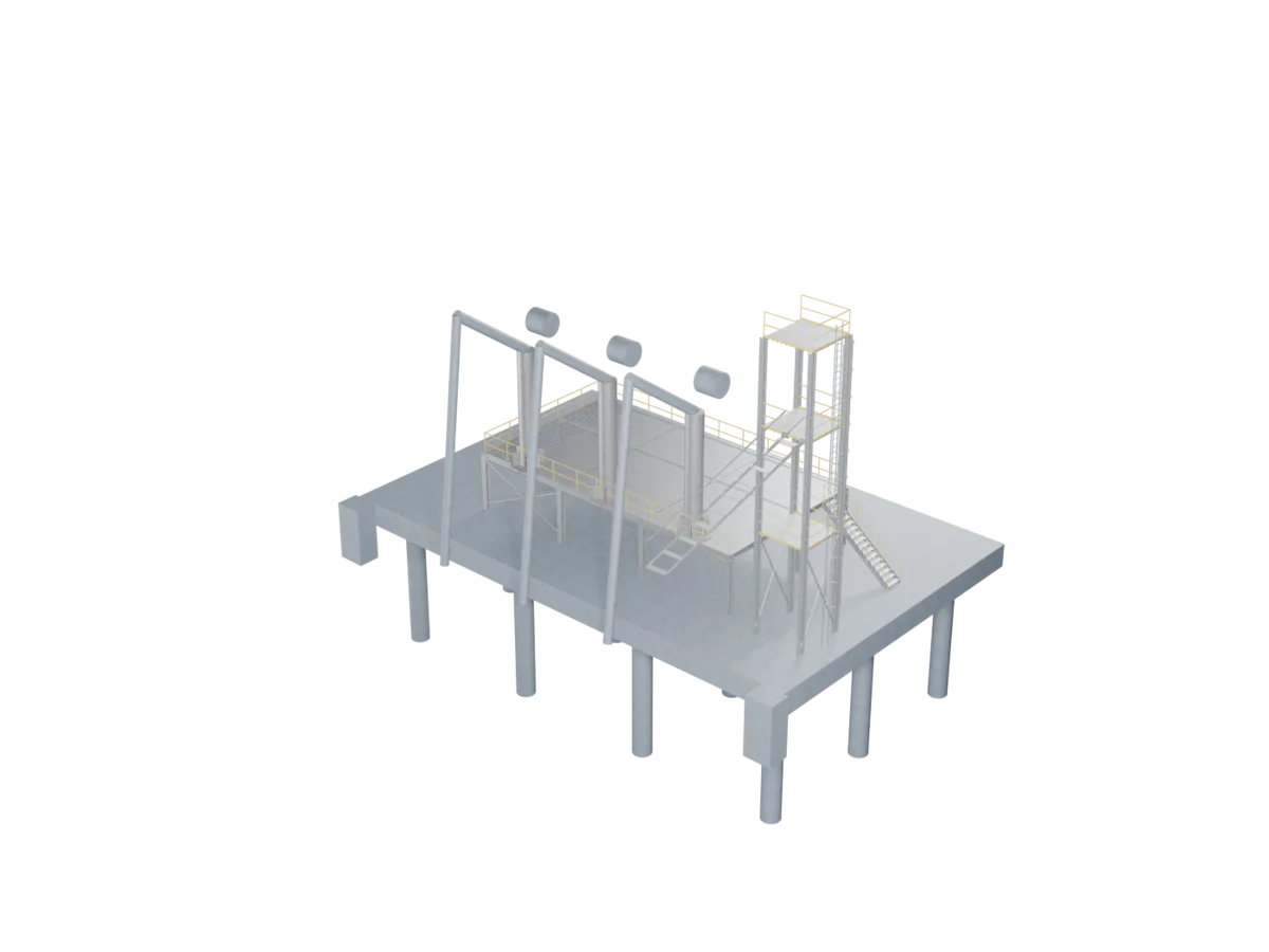 3D model of Marine Loading Platforms