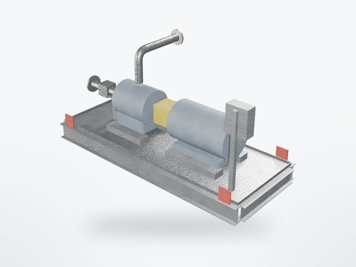 3D model of Pump Skids