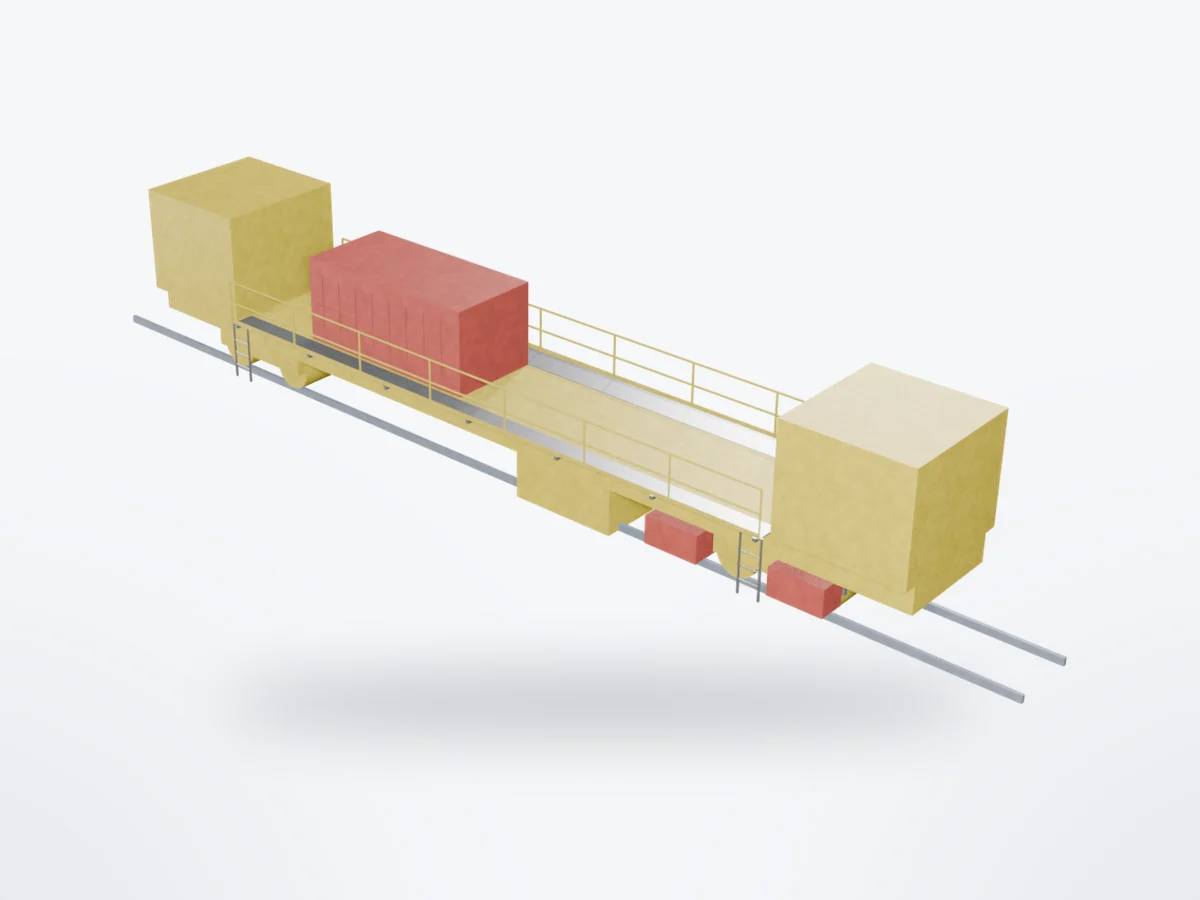 3D model of Rail-Track Machine Access & Enclosures
