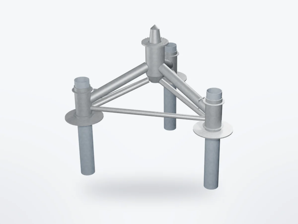 Wave Energy Anchoring Tripods