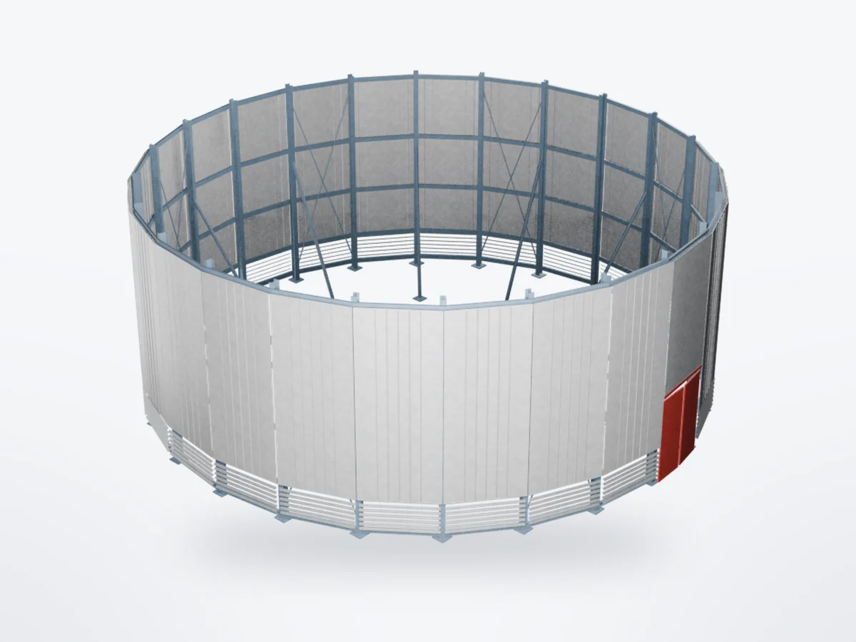 3D model of Wind Fences & Enclosures